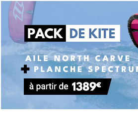 pack de kite North Carve Cabrinha Spectrum à partir de 1389€