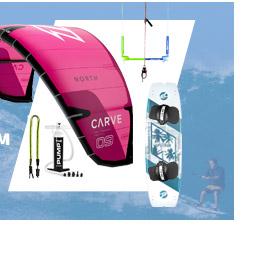 pack de kite North Carve Cabrinha Spectrum à partir de 1389€