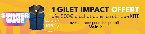 Summer Wave - 1 gilet impact offert dès 800 euros d'achat dans la rubrique kite