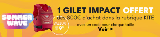 Summer Wave - 1 gilet impact offert dès 800 euros d'achat dans la rubrique kite