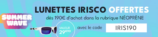 Summer Wave - Lunettes Irisco offertes dès 190 euros d'achat dans la rubrique néoprène