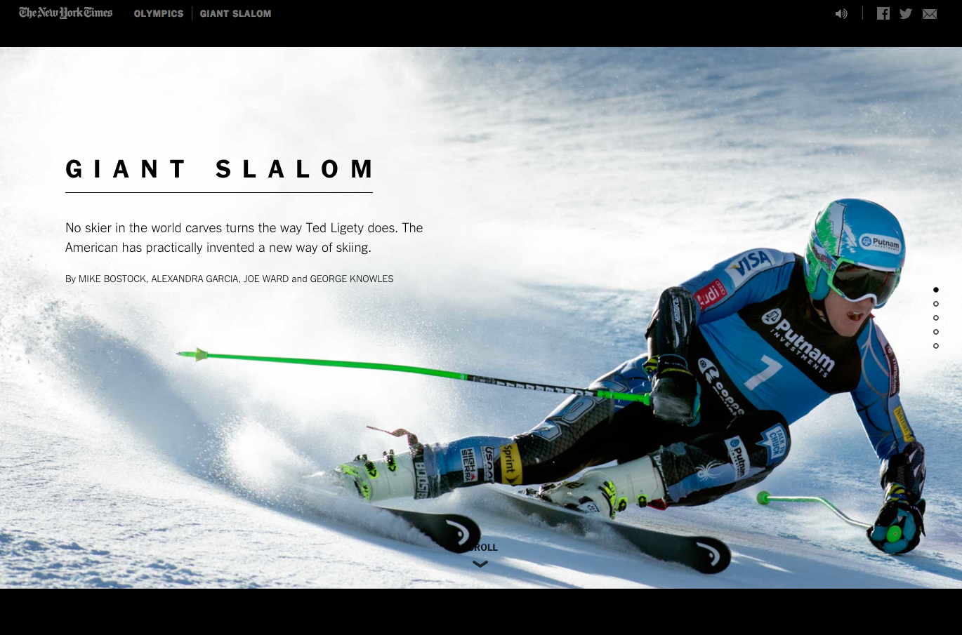 New York Times + animation web + ski = waaaouhhh