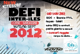 Defi Inter'iles version kite 14, 15, 16 septembre