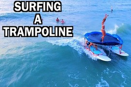 Du surf trampoline