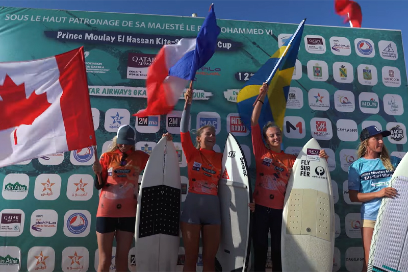La GKA Kite-Surf World Cup Dakhla couronne la française Capucine Delannoy !