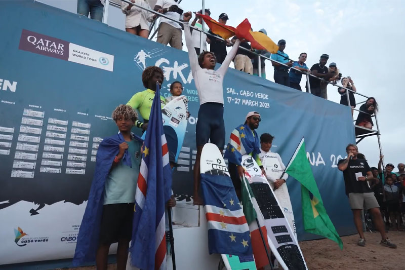 La 1ère étape de la Coupe du Monde de Kite-Surf GKA 2023 a ses gagnants !