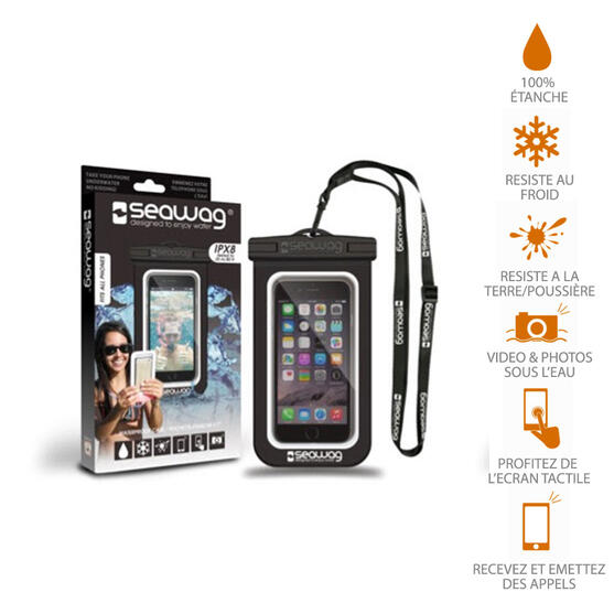 Avizar Pochette Étanche Universelle pour Smartphone avec Dragonne Noir  transparent - Coque téléphone - LDLC