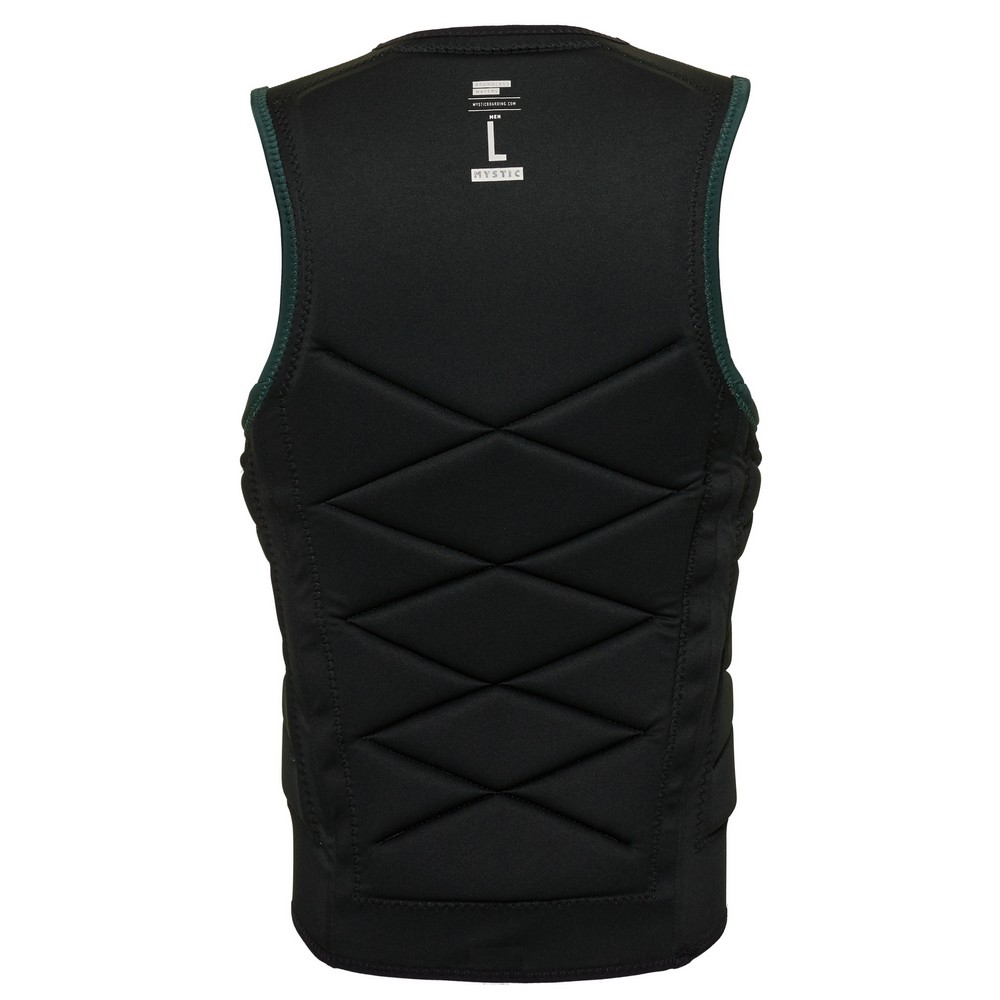 Gilet impact wakeboard Mystic homme Outlaw Wake Frontzip vert 2022 | Gilet  impact wakeboard pas cher